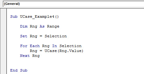 Ucase Example 3.4