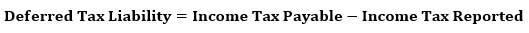 Deferred Tax Formula 1-1