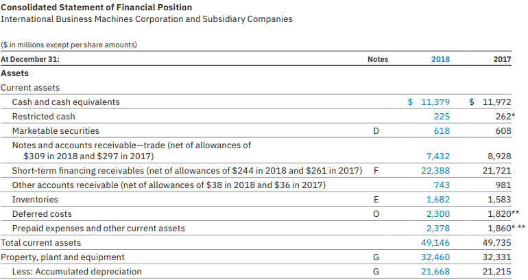 Opportunity Cost Example - IBM