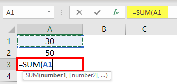 Use SUM Function 1-3