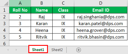 VBA UsedRange Example 1