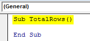 VBA UsedRange Example 2