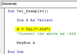 VBA Val Example 3