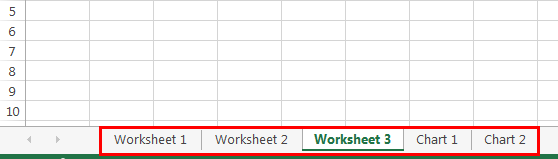 Worksheets name