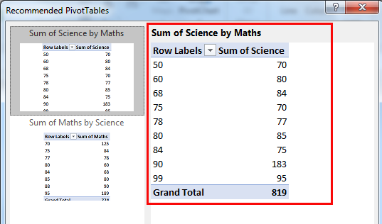 excel pivot table method 2.4