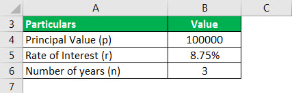 maturity value formula example 1.1