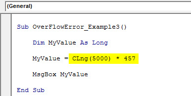 run time error 6: example 3.3