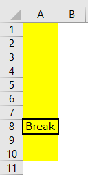 Break For Loop Example 1-1