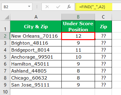 Extract Number from String Excel Example 1-4