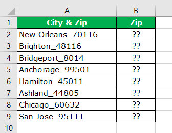 Extract Number from String Excel Example 1