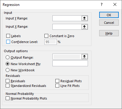 Linear Regression Excel Example 2-3