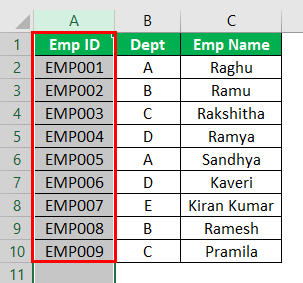 Move Columns Example 2-4