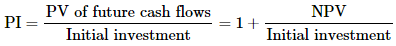 Mutually Exclusive Projects PI