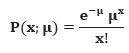 Poission Distributuion Formula 1