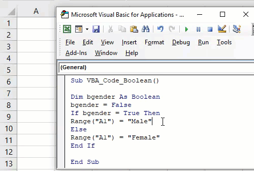 Boolean Datatype Example 4