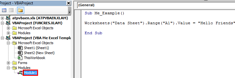 vba me example 1.1