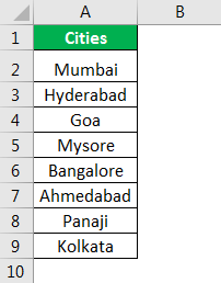 Excel Reverse Order Example 1.1