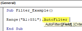 Filter Specific Values 1