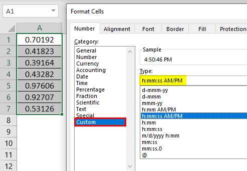 Format Cell in Excel Example 2.3.0