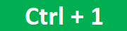 Format Cell in Excel Shortcut