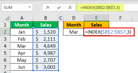 Index Formula Example 1-3