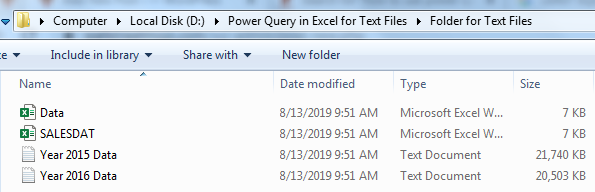 Types of Files