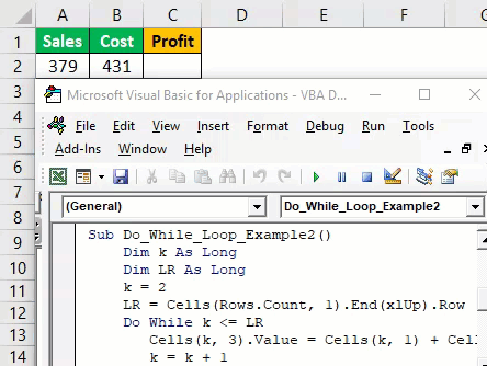VBA Do Loop Example 2