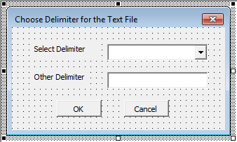 Design the UserForm Example 2-23