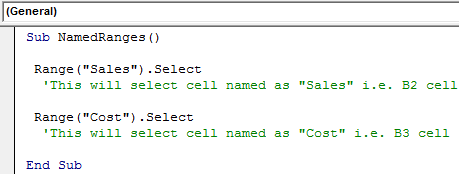 VBA NR Example 1-5