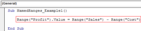 VBA NR Example 1-7
