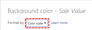 Choose Color Scale