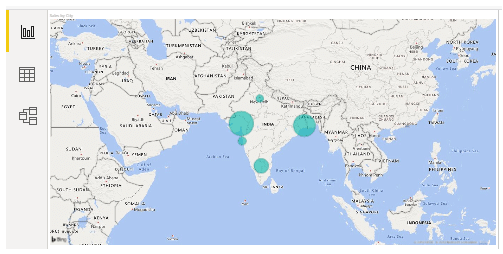 Map in Power BI (fit page view)