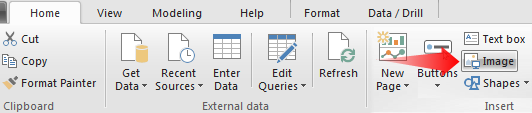 Power BI Bookmarks - Image Option