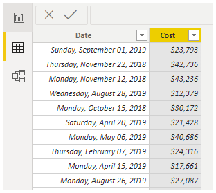 Power BI Calendar (Data)