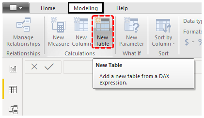 Power BI Calendar (New Table)