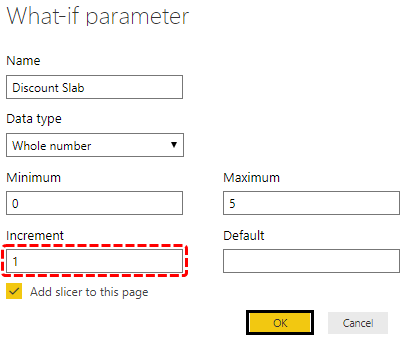 Power BI Parameters (Increment)