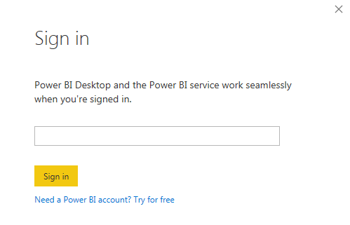 Power Bi Heat map (Sign in)
