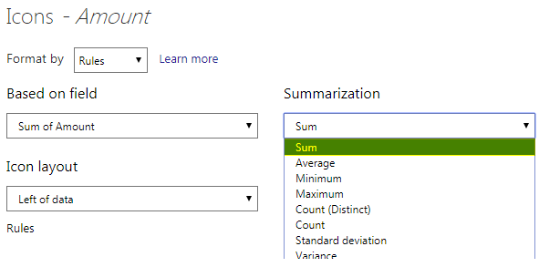 Power bi icon (Sum)