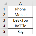 Sentence Case Example 2