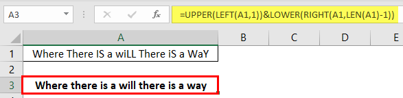 Sentence Case Example 5-2