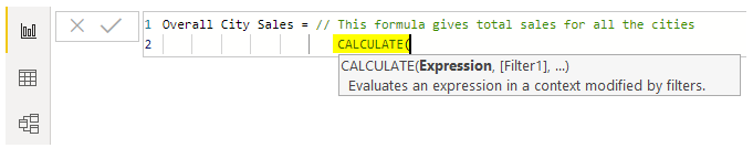 measure power bi (Overall City sales Calculate)