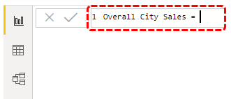 measure power bi (Overall City sales)
