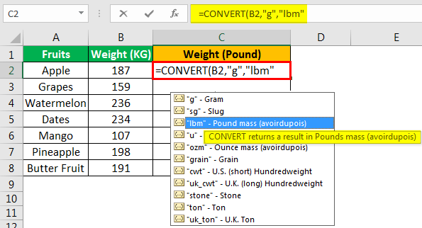 Convert Function - Example 1.5