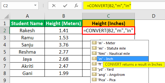 Convert Function - Example 2.4