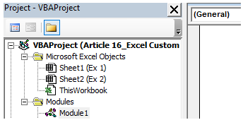 Custom Excel Function Example 1
