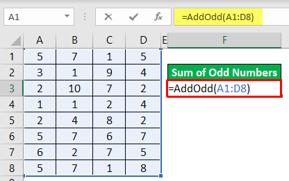 Add Odd Numbers Example 2-5