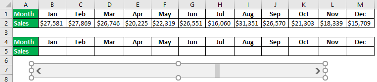 Interactive Chart in Excel Example 1.4.0
