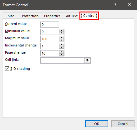 Interactive Chart in Excel Example 1.6