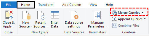 POWER BI Merge Queries