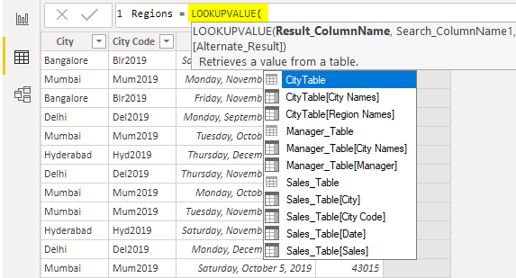 Power BI Vlookup (Lookupvalue Syntax)